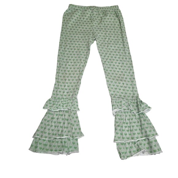 Jelly The Pug Girls Sweet Heart Ruffle Pants Size 10 3955 - Picture 2 of 8
